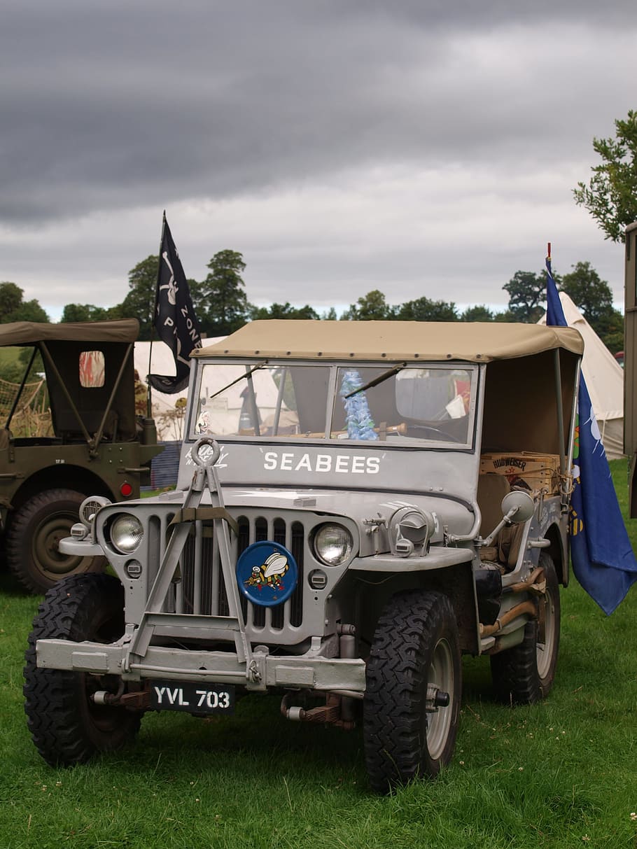 910x1213 HD wallpaper: jeep, car, army, ww sky, transportation, mode of transportation