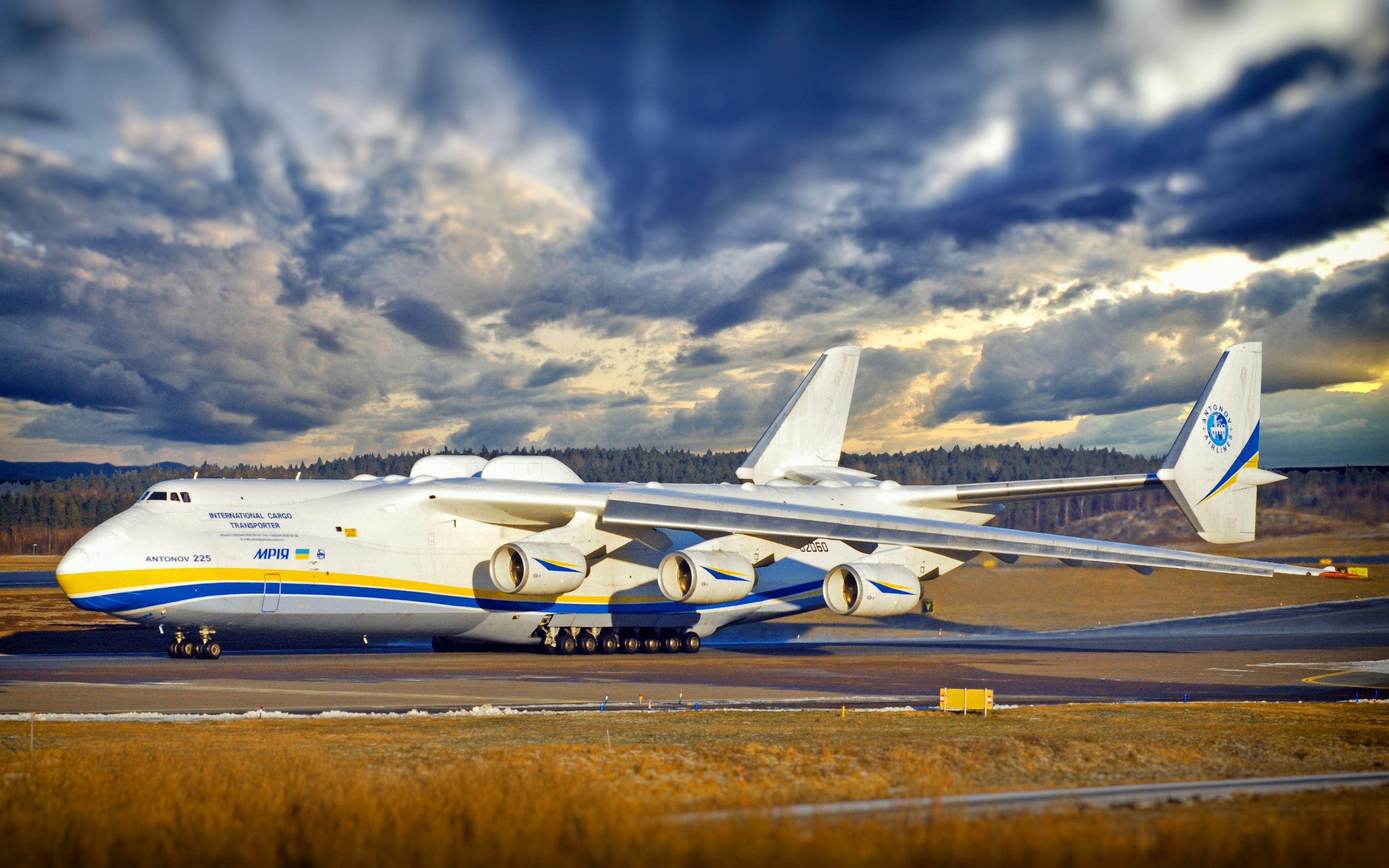3840x2400 Download Wallpaper 4k, AN Antonov, Aerodrome, Cargo Plane, Cossack, Clouds, Antonov An 225 Mriya, Transport Aircraft, AN Antonov Airlines, Ukrainian Aircraft For Desktop With Resolution 3840x2400. High Quality HD Picture Wallpaper