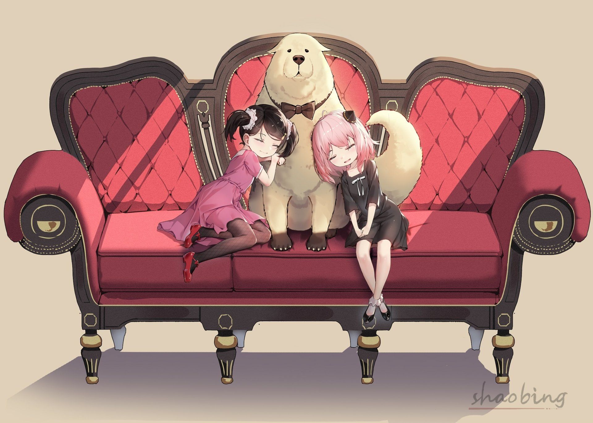 1920x1371 Download Becky Blackbell Bond (Spy X Family) Anya Forger Anime Spy X Family HD Wallpaper by 呦你个烧饼x1500