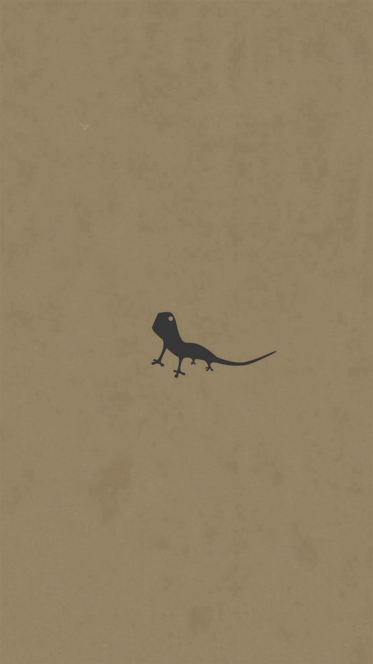 750x1334 Lizard Brown Animal Minimal Simple Art iPhone 8 Wallpaper Free Download