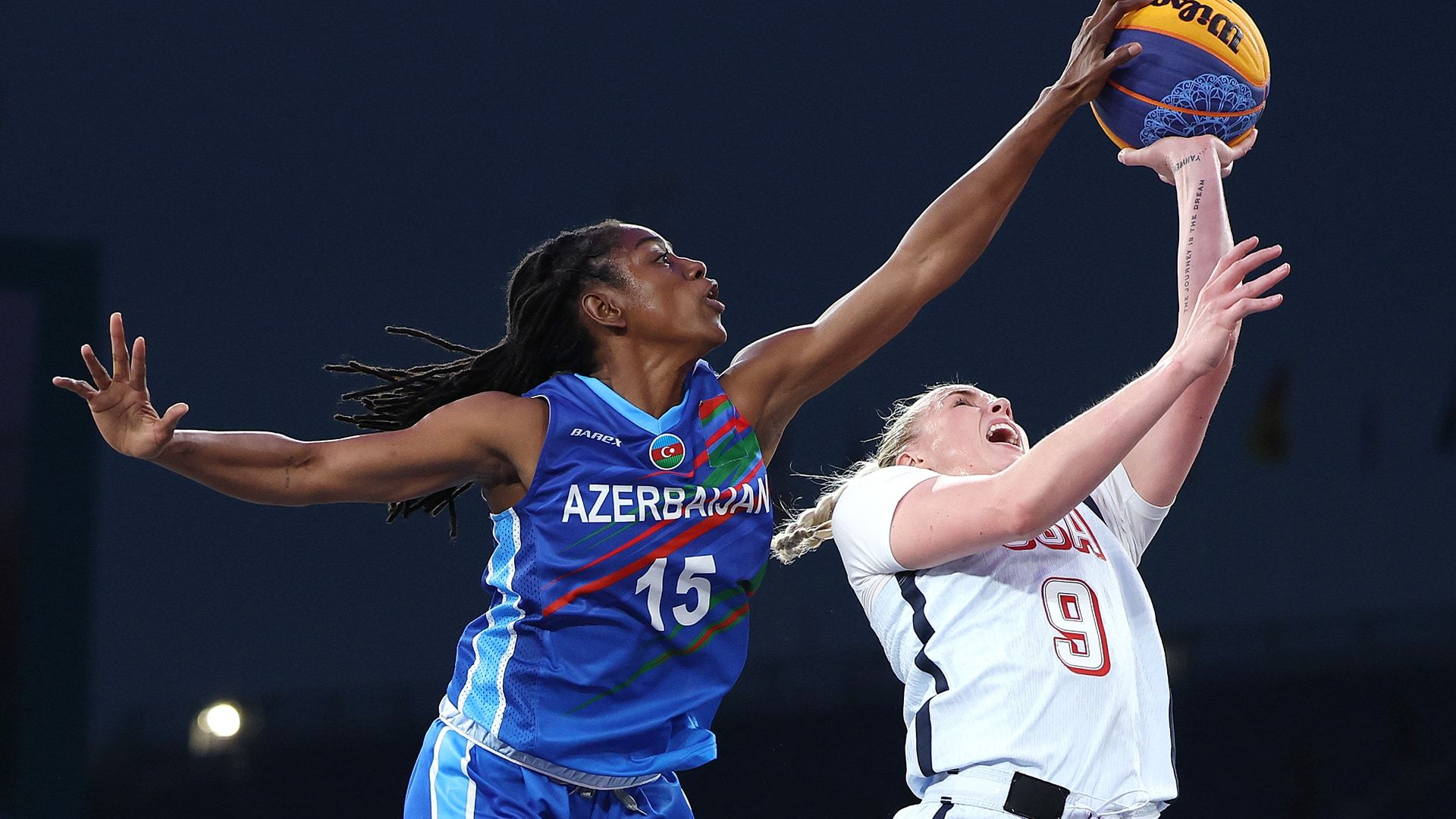 1920x1080 AZE Vs USA 3&;3 RECAP—Tiffany Hayes, Azerbaijan Down Defending 3&;3 Olympic Champion USA, 20 17