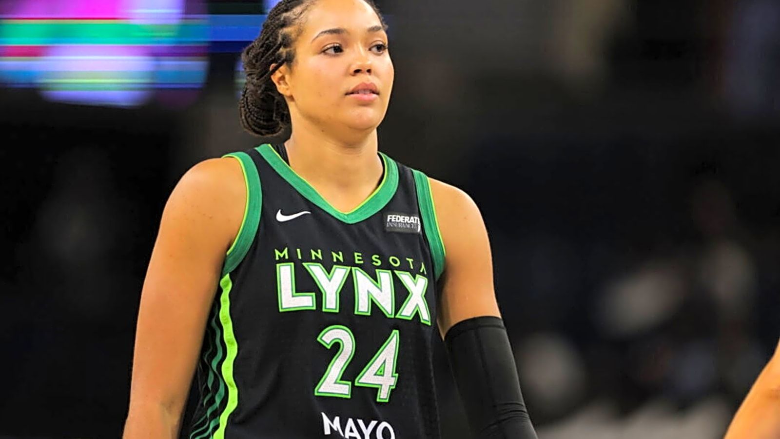 1600x900 Cameras Catch Napheesa Collier In Physical Altercation With Tiffany Hayes During Valkyries' First Ever Win Over Lynx