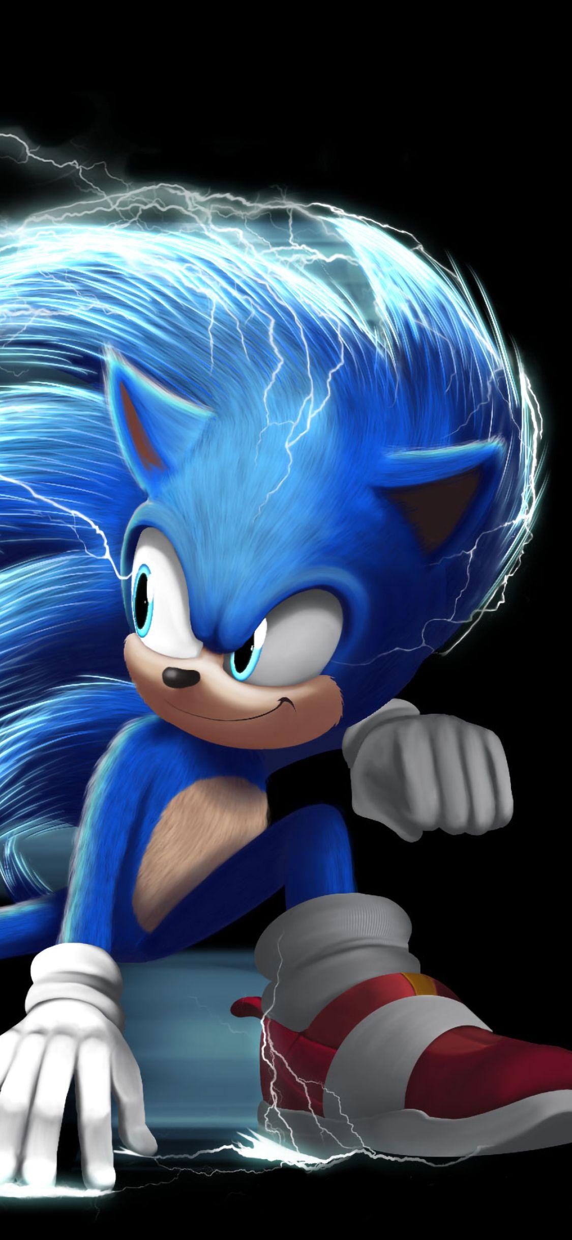 1125x2436 Sonic The Hedgehog Movie Art Wallpaper & Background Download
