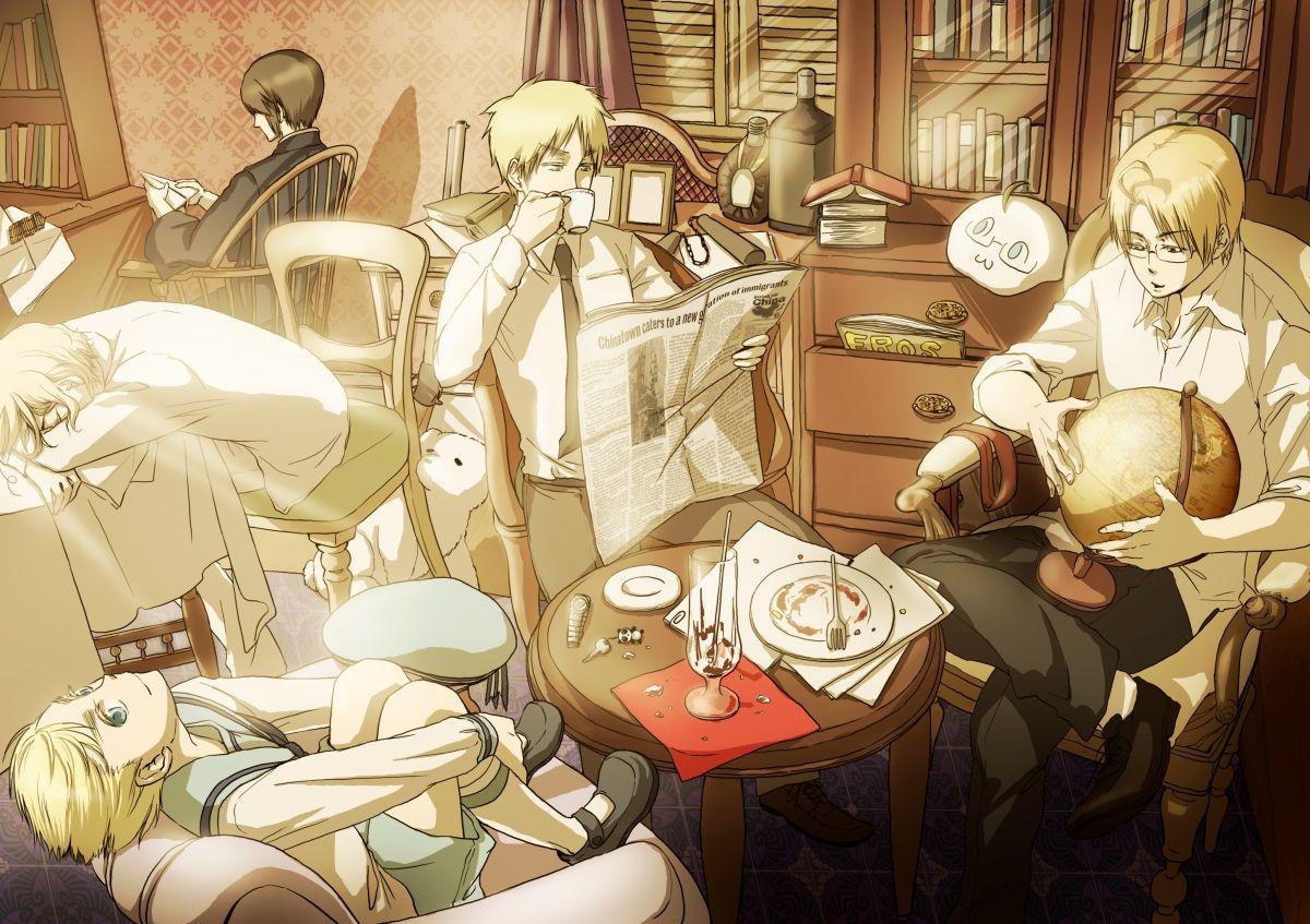 1200x847 america, united kingdom, canada, hong kong, sealand, and 1 more (axis powers hetalia) drawn by hachi_(sharplet)