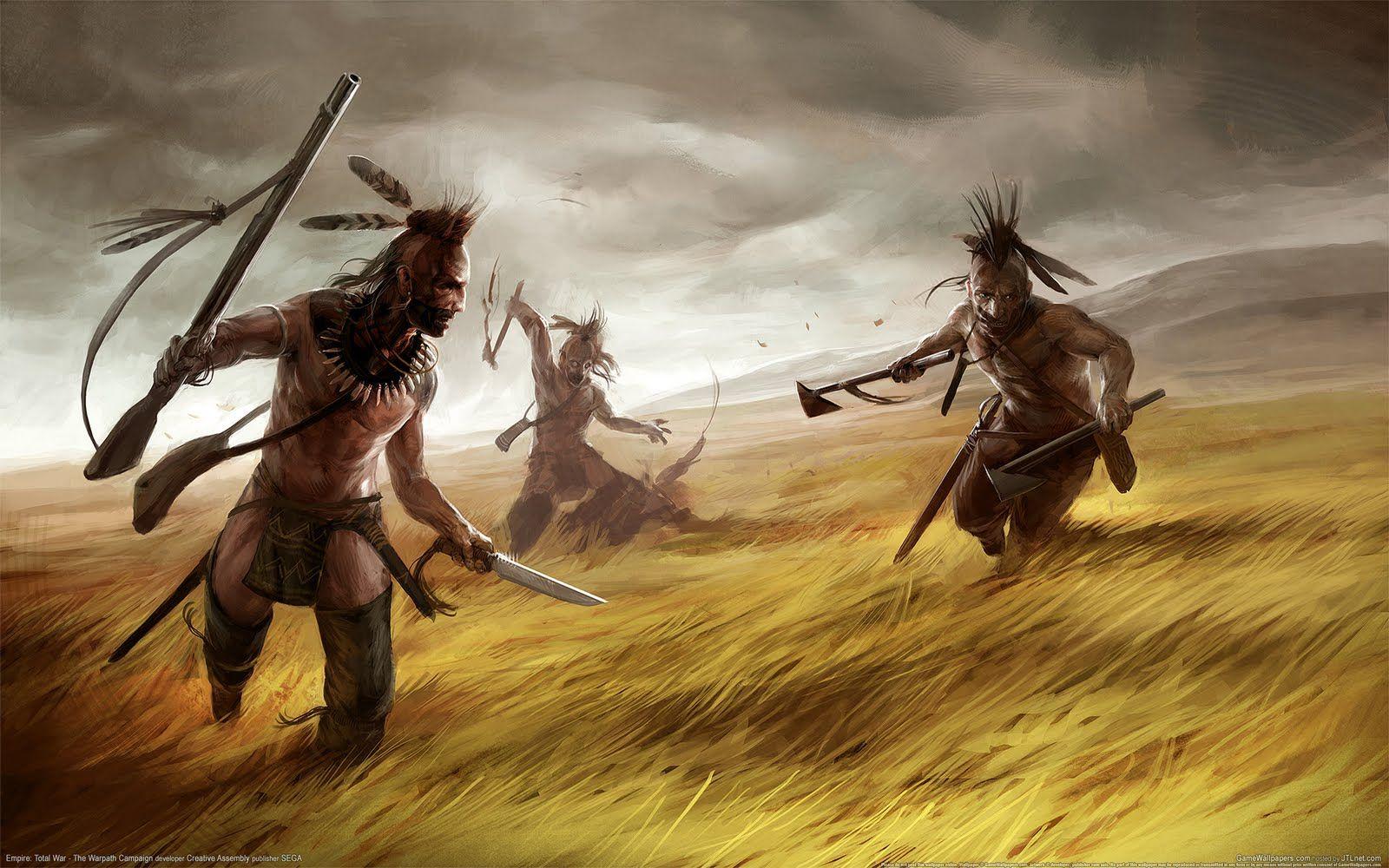 1600x1000 Empire Total War Wallpaper American Warrior Artwork