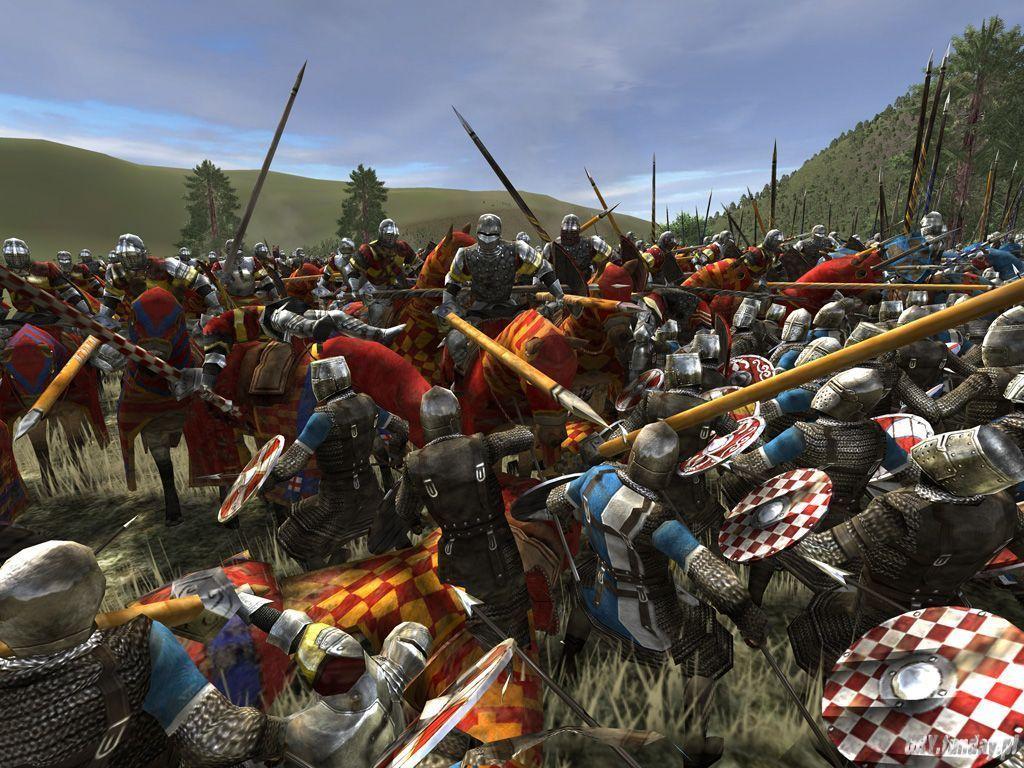 1024x768 Knights Jousting Wallpaper