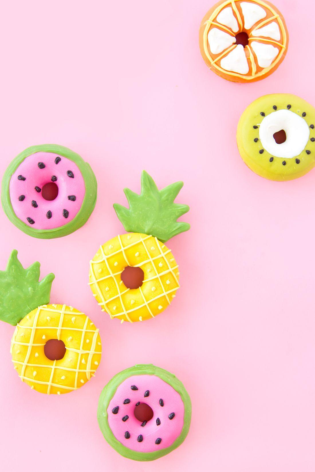 1100x1650 Donas Frutales de Verano. Fruit wallpaper, Food wallpaper, Colorful fruit