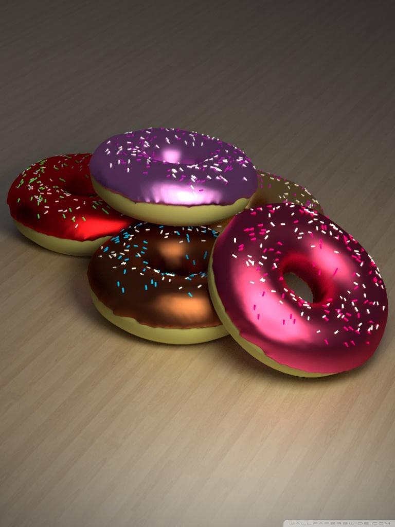 768x1024 Galaxy Wallpaper Donuts