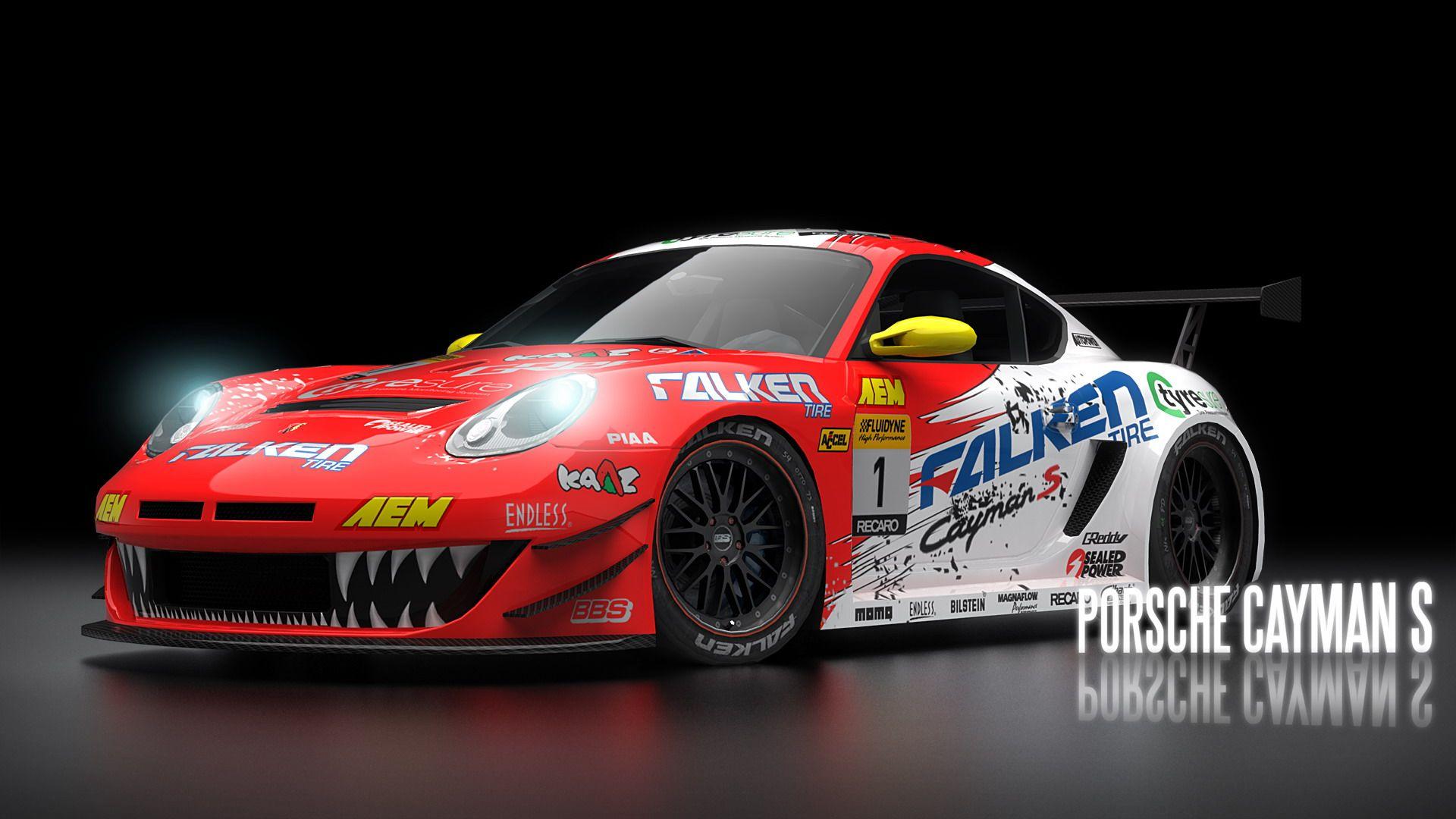 1920x1080 Porsche Cayman Need for speed Shift Wallpaper