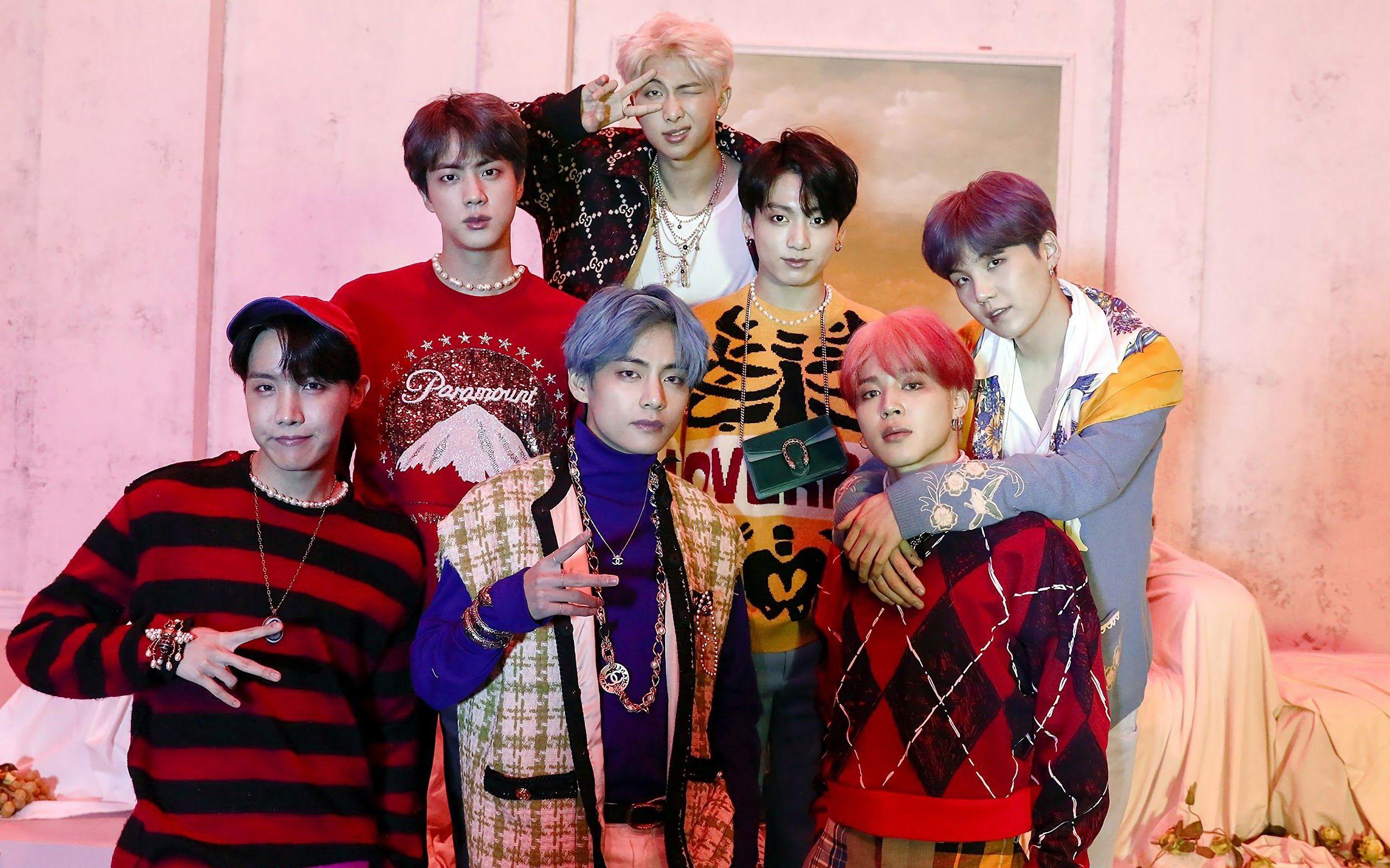 2560x1600 BTS Map of the Soul: Persona Members 4K Wallpaper