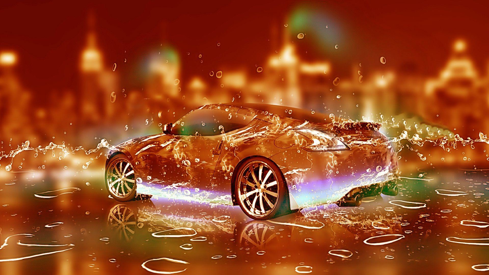 1920x1080 3D Wallpaper HD Download Car
