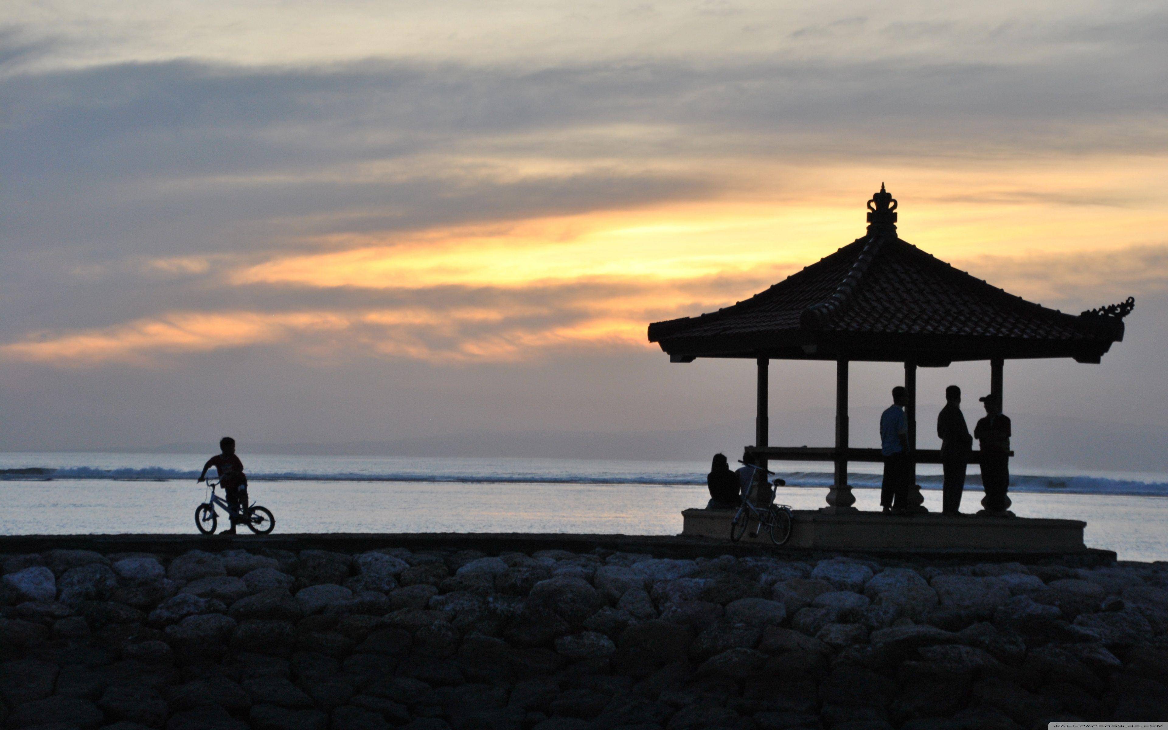 3840x2400 Sunrise at Sanur Beach Bali Indonesia Ultra HD Desktop Background Wallpaper for 4K UHD TV : Widescreen & UltraWide Desktop & Laptop : Tablet