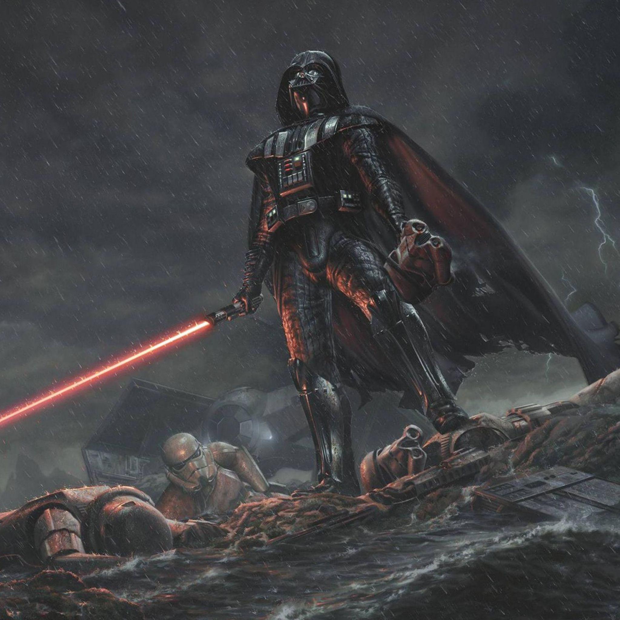 2048x2048 Star Wars Art Wallpaper