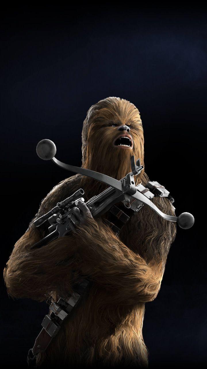 720x1280 Chewbacca, Star Wars Battlefront II, video game, 720x1280 wallpaper. Star wars battlefront, Star wars chewbacca, Star wars