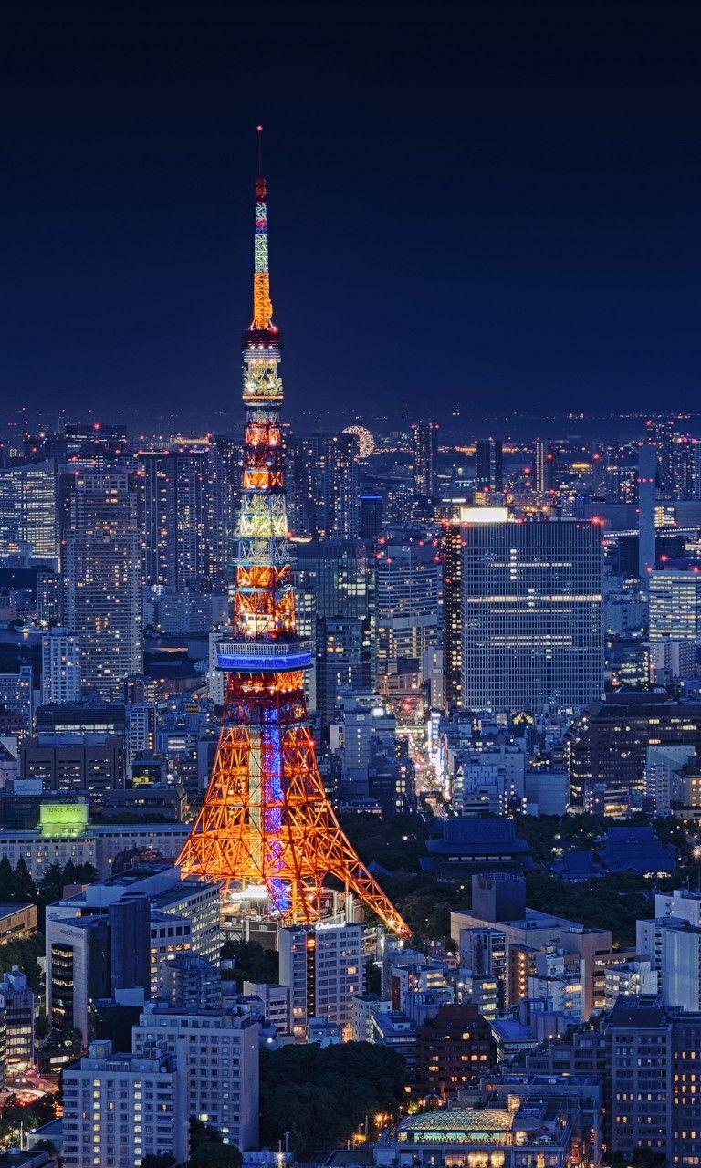 768x1280 Tokyo Tower Japan 4K Wallpaper HD Wallpaper ID 25821 Phone Wallpaper