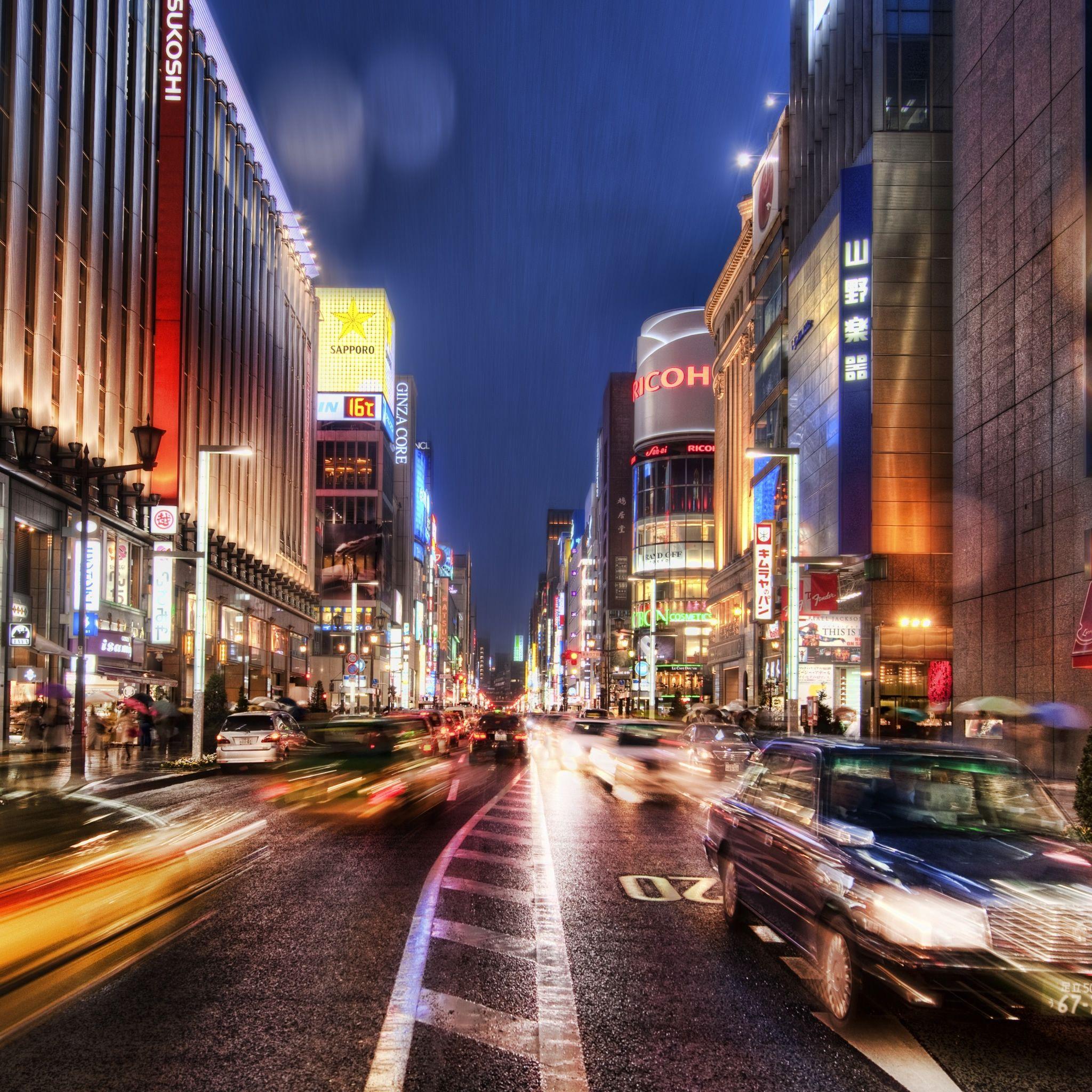 2048x2048 Ginza Wallpaper. Tokyo Ginza Wallpaper, Ginza Wallpaper and Ginza Japan Wallpaper