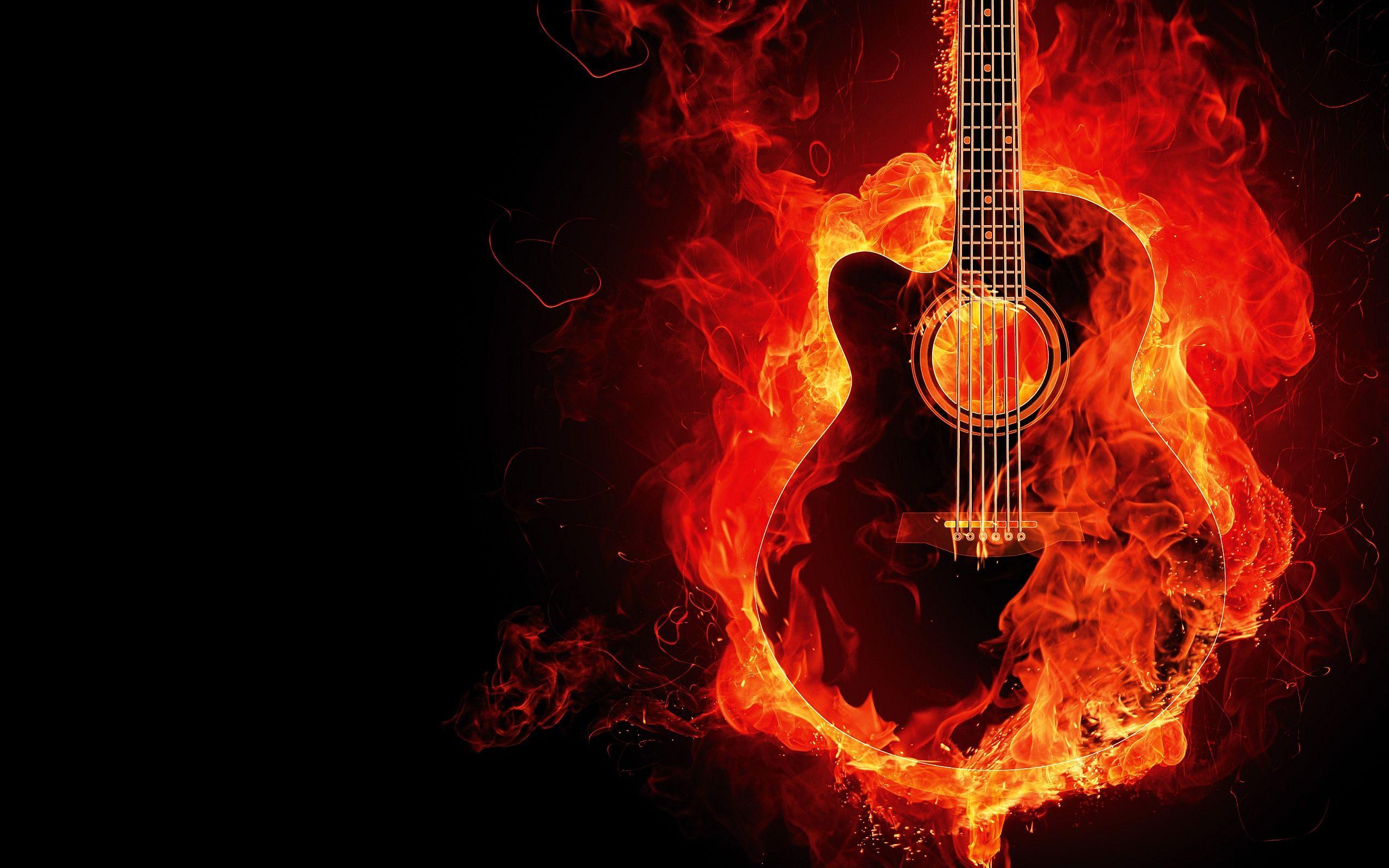 Nhóm hình nền 2560x1600 Guitar On Fire https://wallpaperaccess.com/full/5072823.jpg