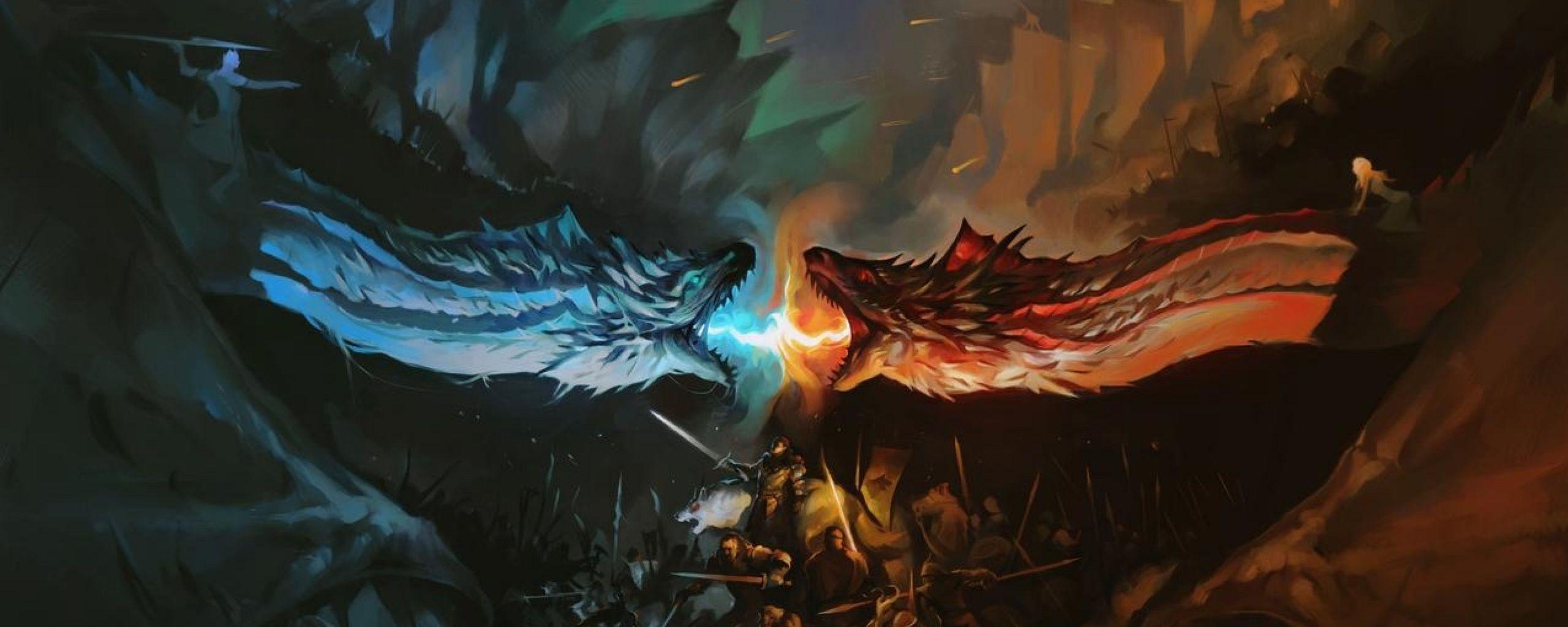 Triple Monitor Wallpaper Dragon