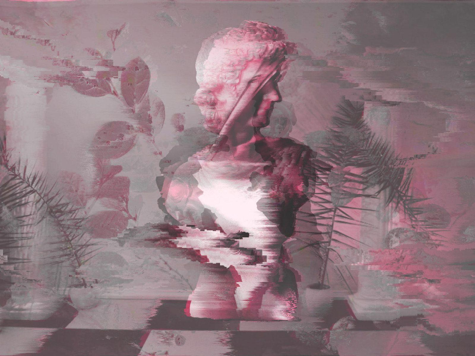 1600x1200 Wallpaper vaporwave statue glitch art • Wallpaper For You HD Wallpaper For Desktop & Mobile