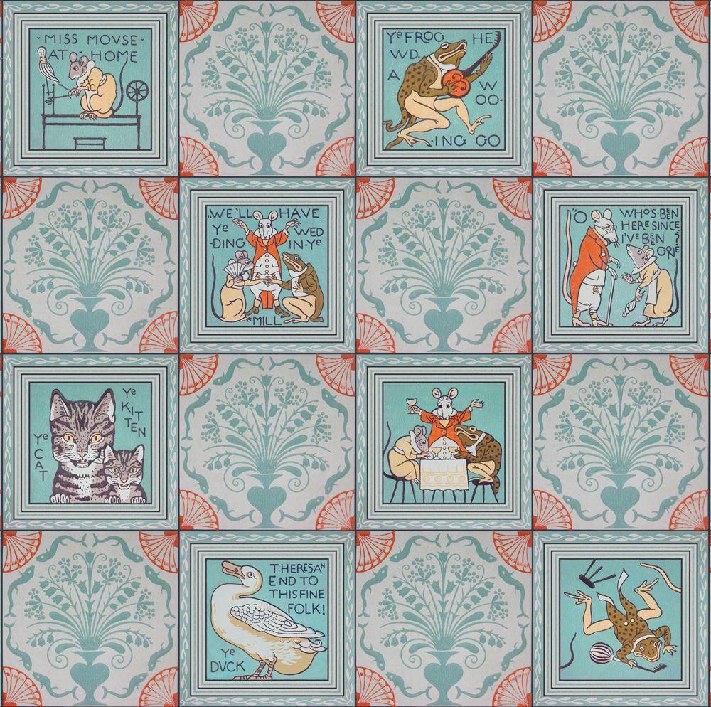 1000x994 Vintage Wallpaper. Children's Collection. Bradbury & Bradbury