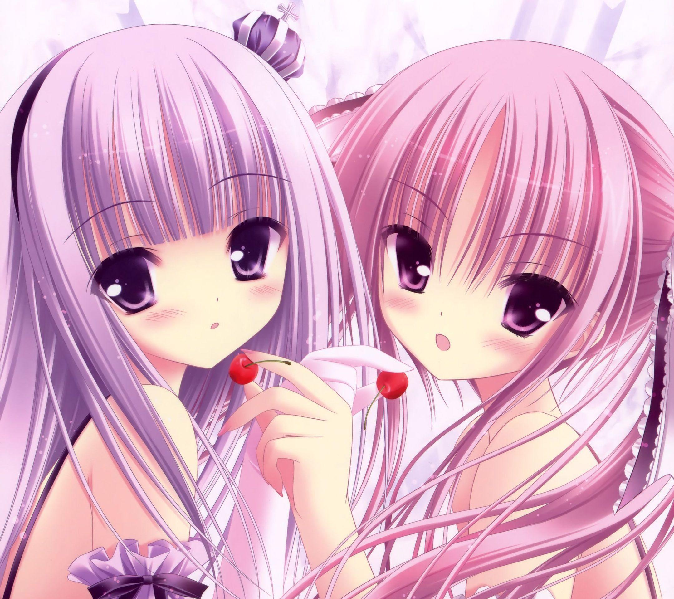 Kawaii Pink Anime Wallpapers Top Free Kawaii Pink Anime Backgrounds Wallpaperaccess