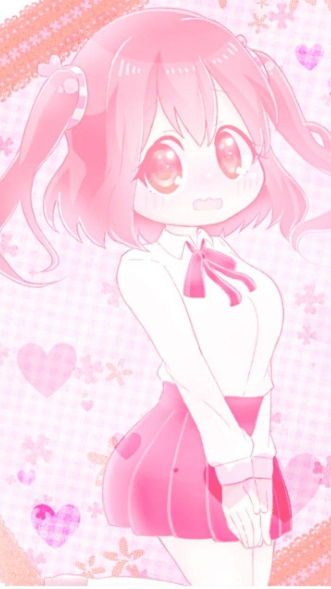 Kawaii Pink Anime Wallpapers Top Free Kawaii Pink Anime Backgrounds