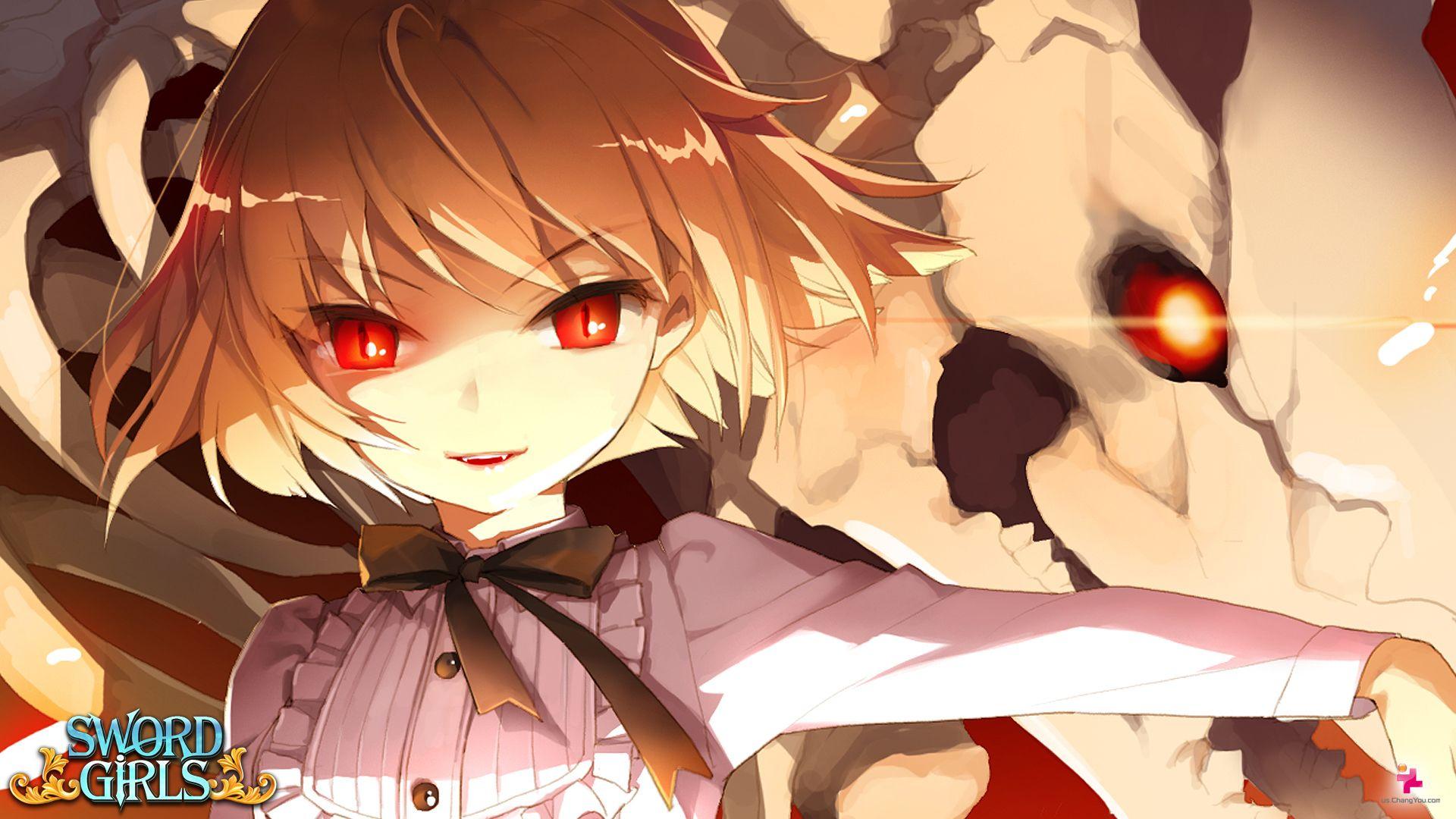 1920x1080 Anime Vampire Girl Wallpaper HD