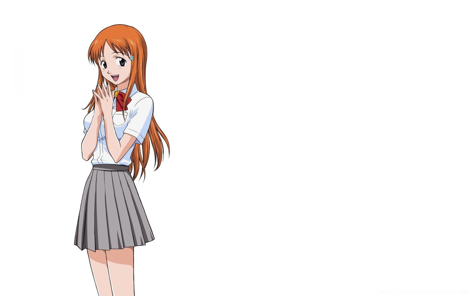 1920x1200 Anime Girl With Orange Hair