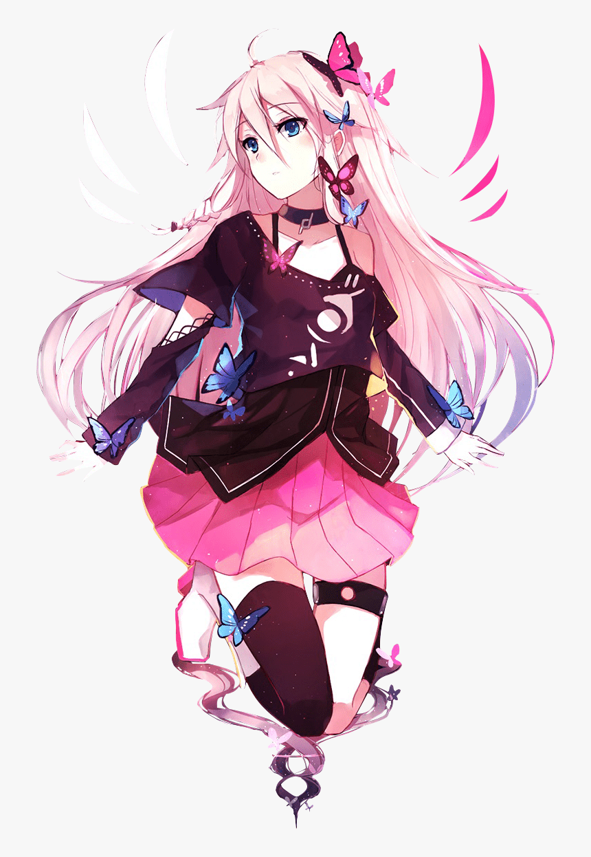 860x1246 Anime Girl Pink Hair Png Vocaloid Wallpaper iPhone, Transparent Png