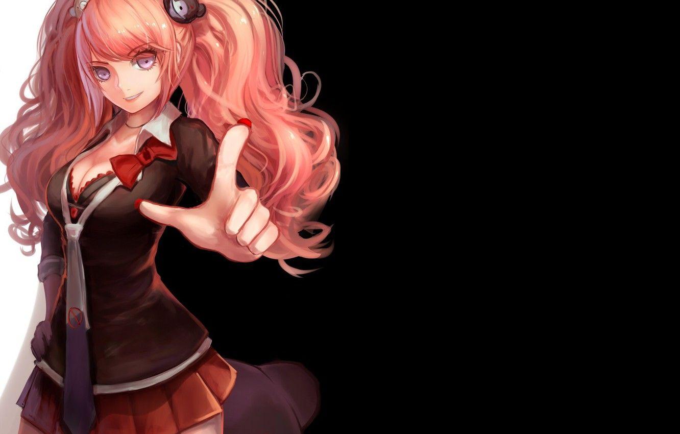 1332x850 Photo Wallpaper Game, Pink Hair, Bear, Anime, Beautiful, Junko Wallpaper HD HD Wallpaper