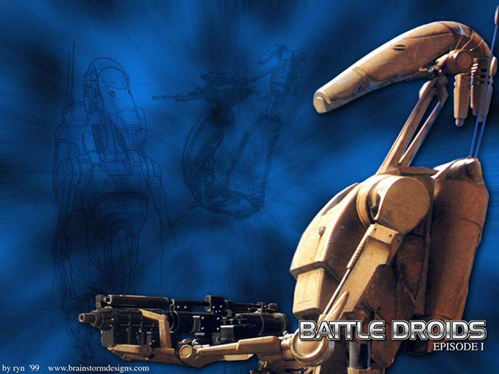 1024x768 My Free Wallpaper Wars Wallpaper : Battle Droid