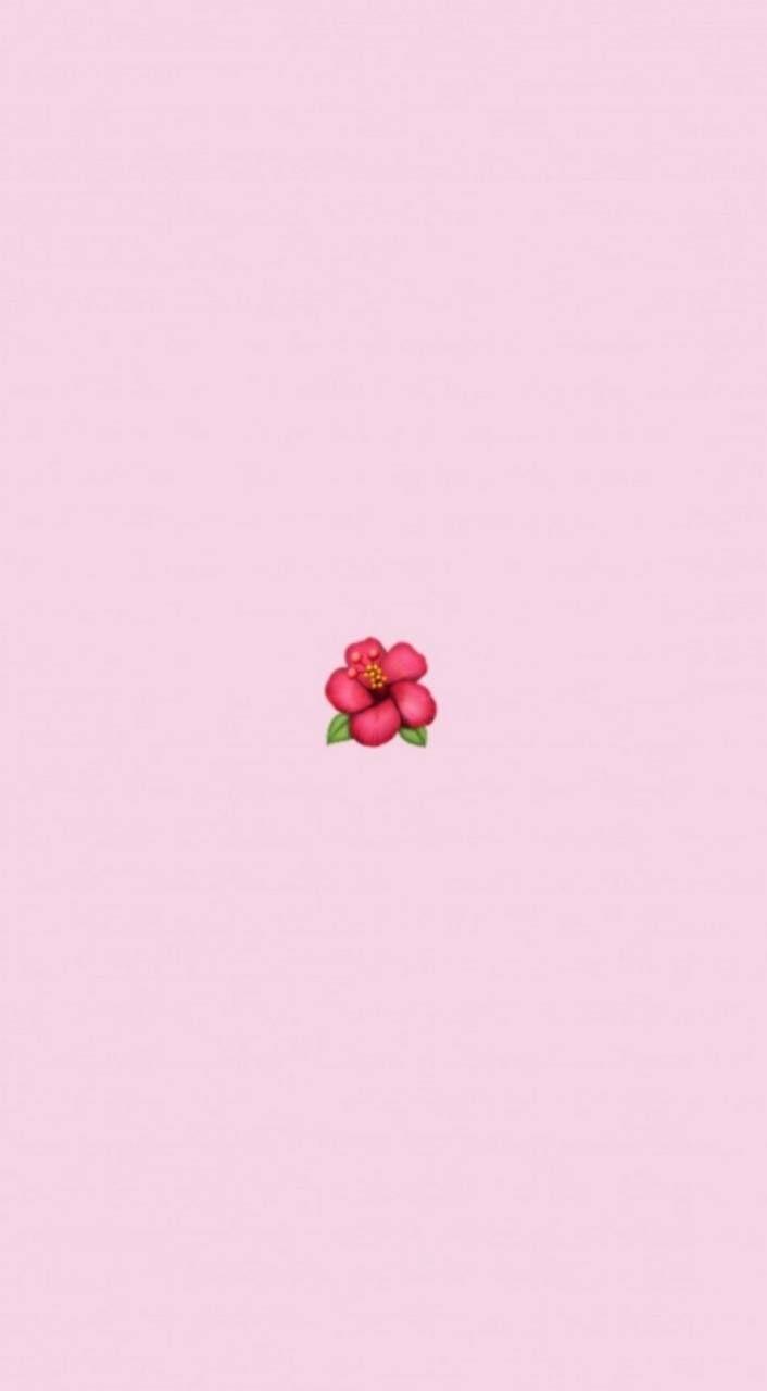 706x1280 flower emoji pink wallpaper