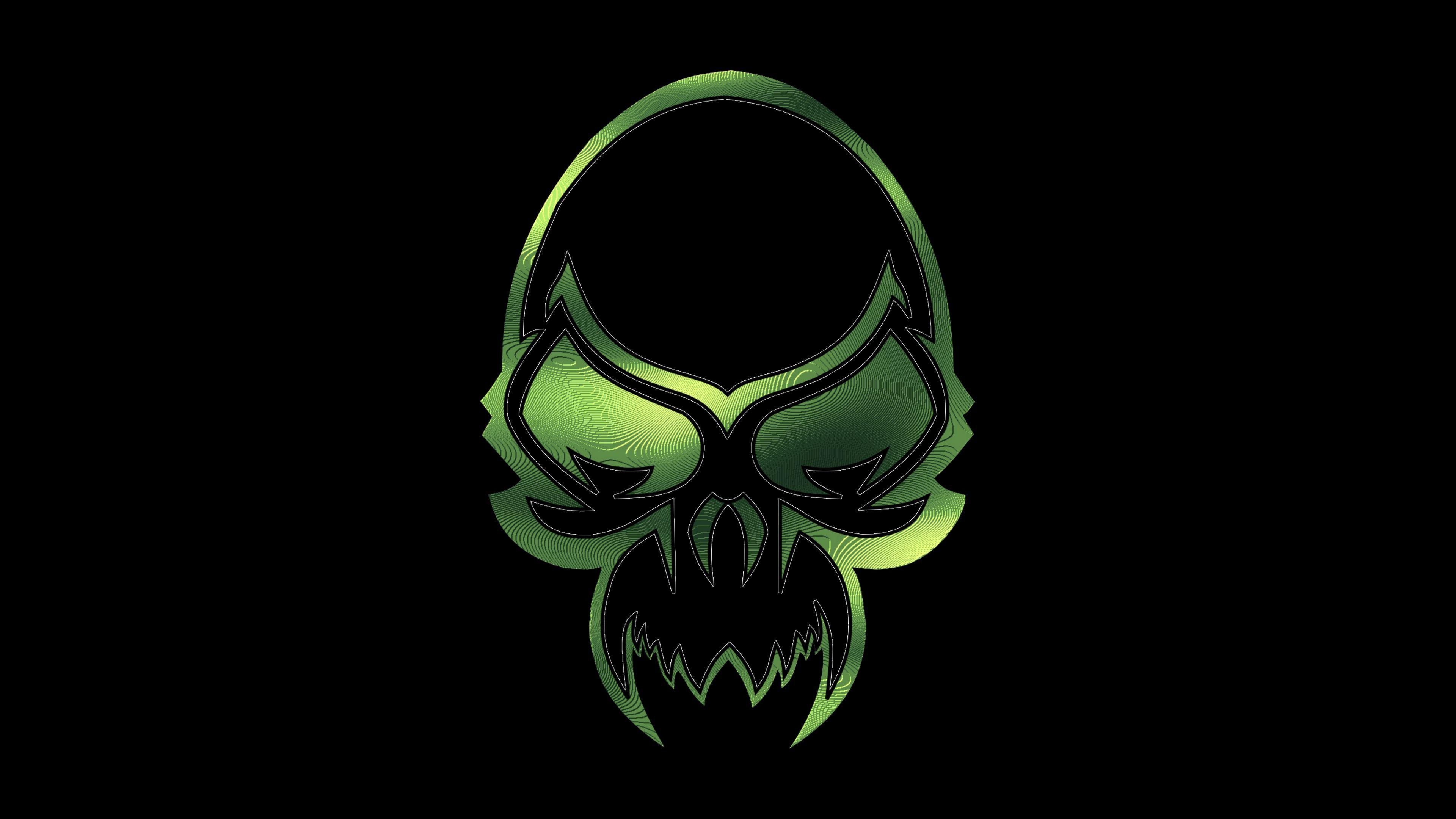3840x2160 Download wallpaper 3840x2160 skull, head, devil, demon 4k uhd 16:9 HD background
