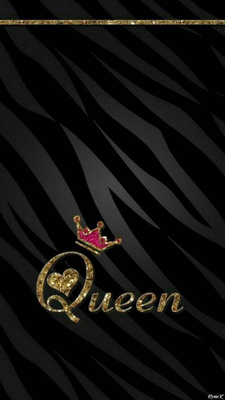 721x1280 Black Wallpaper Queen Crown