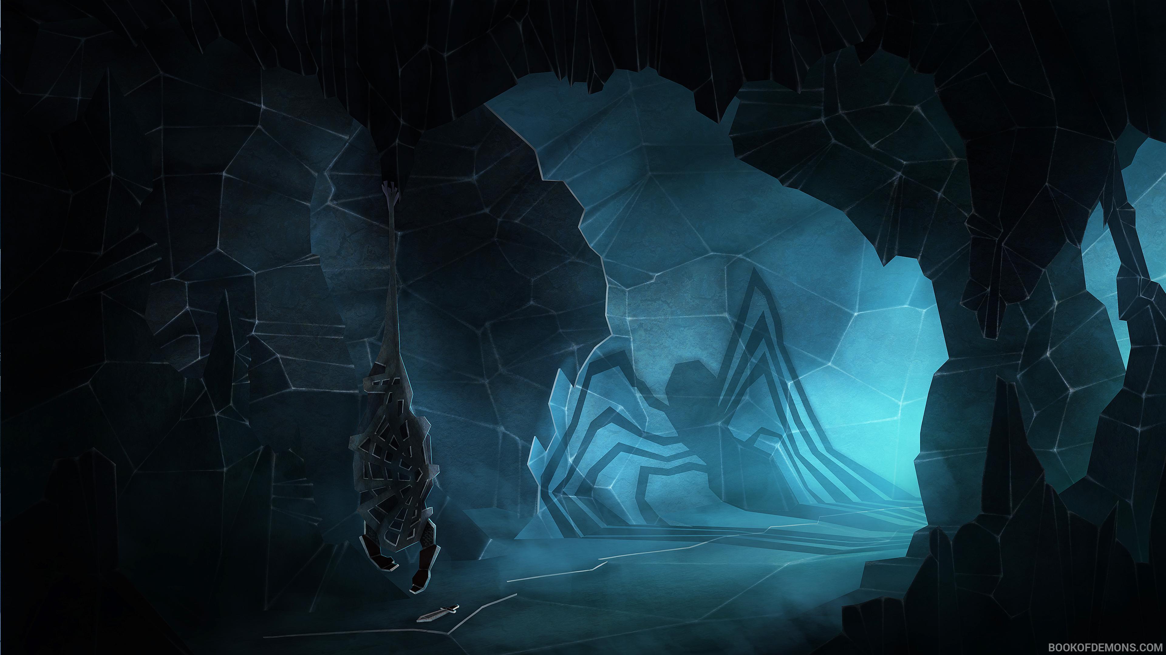 3840x2160 OC] Book of Demons wallpaper: The Spider [3840x2160]