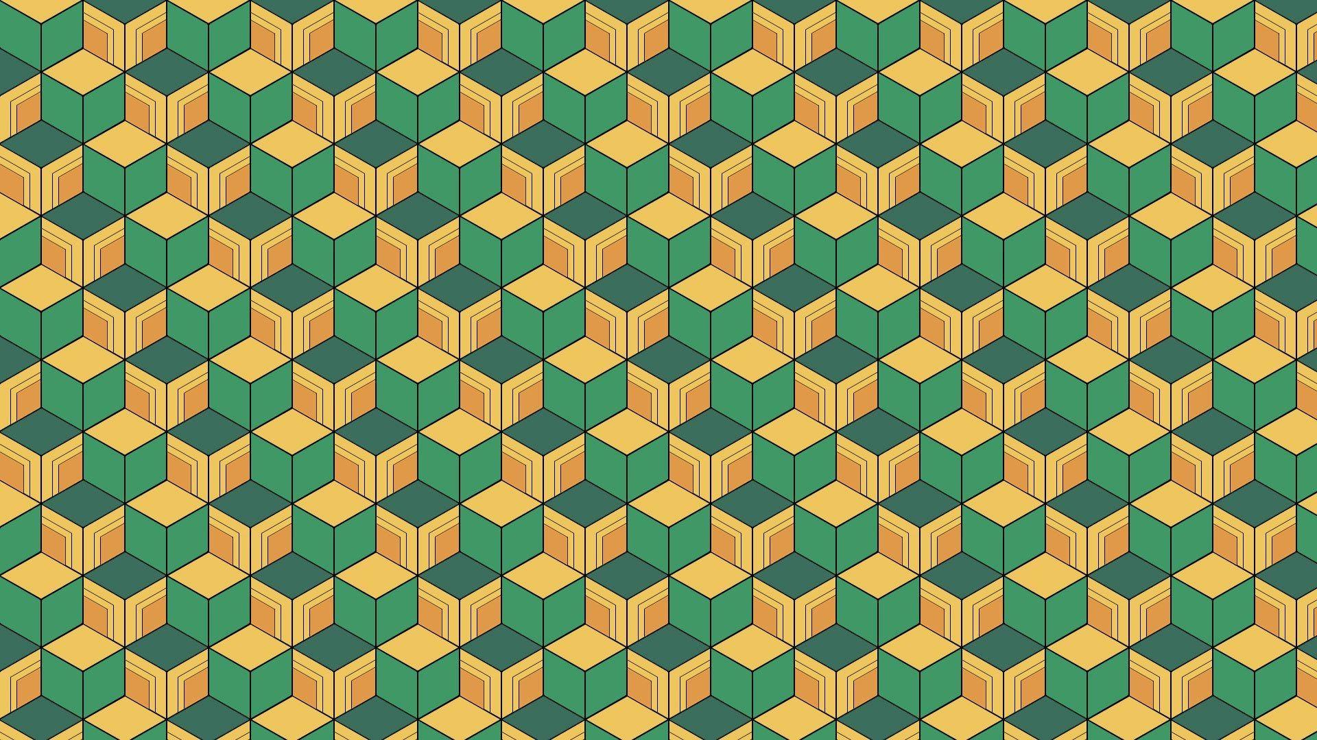 1920x1080 Sabito's haori pattern (Kimetsu no Yaiba) [1920 x 1080]