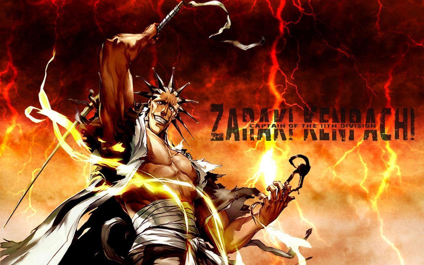 1440x900 Bleach Zaraki Kenpachi Wallpaper