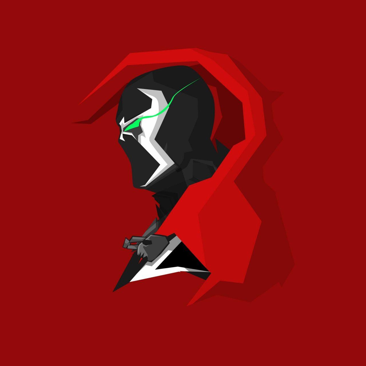 1280x1280 Wallpaper 4k Spawn Minimalism 4k Wallpaper, Artist Wallpaper, Artstation Wallpaper, Artwork Wallpaper, Digital Art Wallpaper, Hd Wallpaper, Minimalism Wallpaper, Spawn Wallpaper, Supervillain Wallpaper