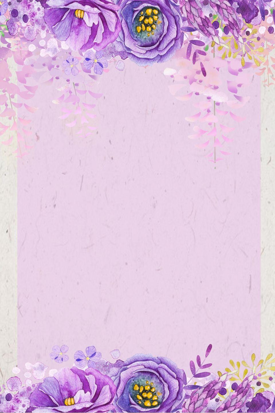 960x1440 Free download Fresh Literary Invitation Beautiful Purple Floral Background [960x1440] for your Desktop, Mobile & Tablet. Explore Floral Background. Wallpaper Floral, Floral Wallpaper, Floral Wallpaper