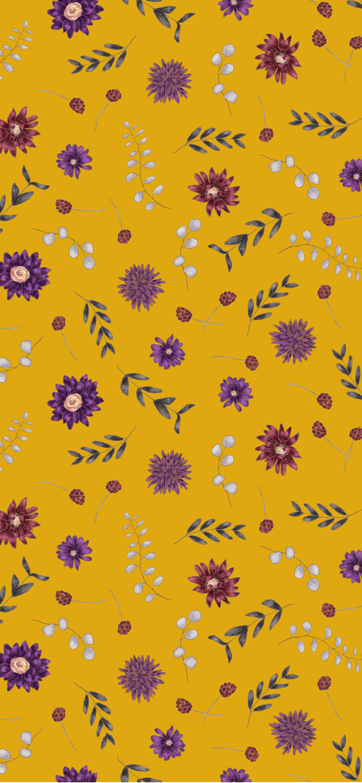 1242x2688 Free Fall iPhone Wallpaper Yellow Floral #fallwallpaperiphone The cutest free fall and. iPhone wallpaper yellow, iPhone wallpaper fall, Abstract iphone wallpaper