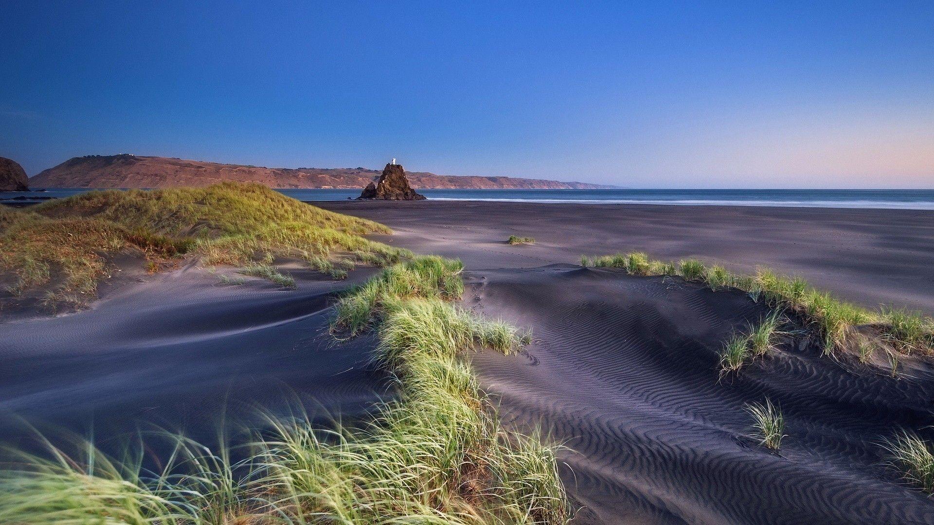 1920x1080 Summer, Display, Coast, Sea, beaches, Nature Image, Sky, Ocean, Landscapes, HD Beach Wallpaper, Shore Grass, Sand, Landscape
