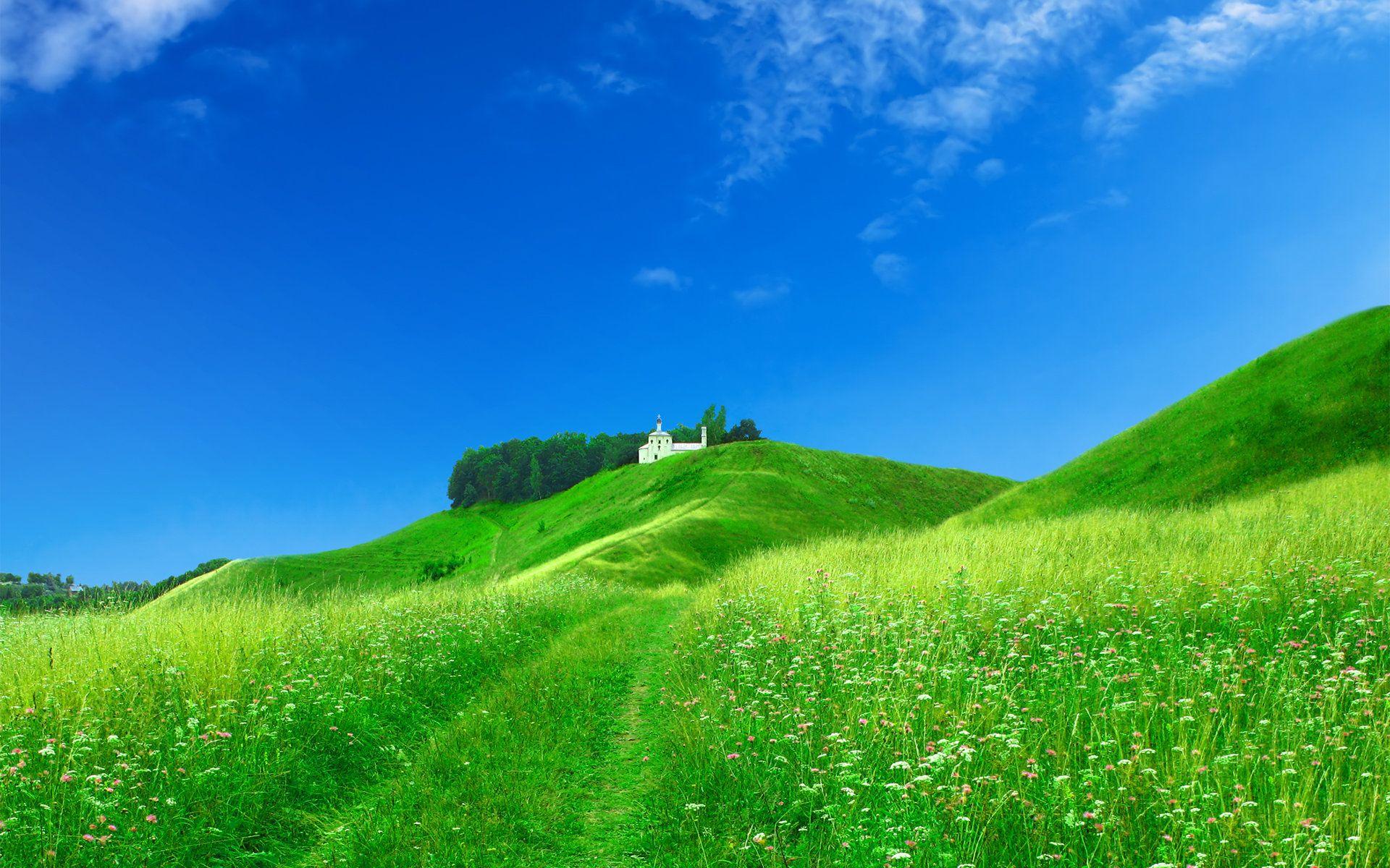 Grass Hill Wallpapers - Top Free Grass Hill Backgrounds - WallpaperAccess