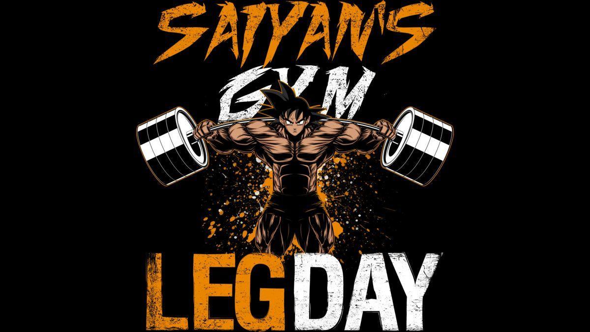 1200x675 LEG DAY Men's Perfect Tee By berserk7 By Humans. Dragon ball art, Dragon ball super wallpaper, Gym