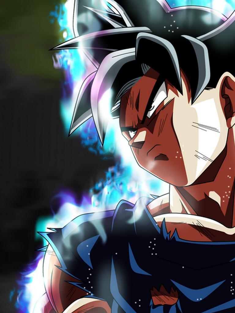 768x1024 Goku Ultra Instinct Live Wallpaper HD HD Wallpaper