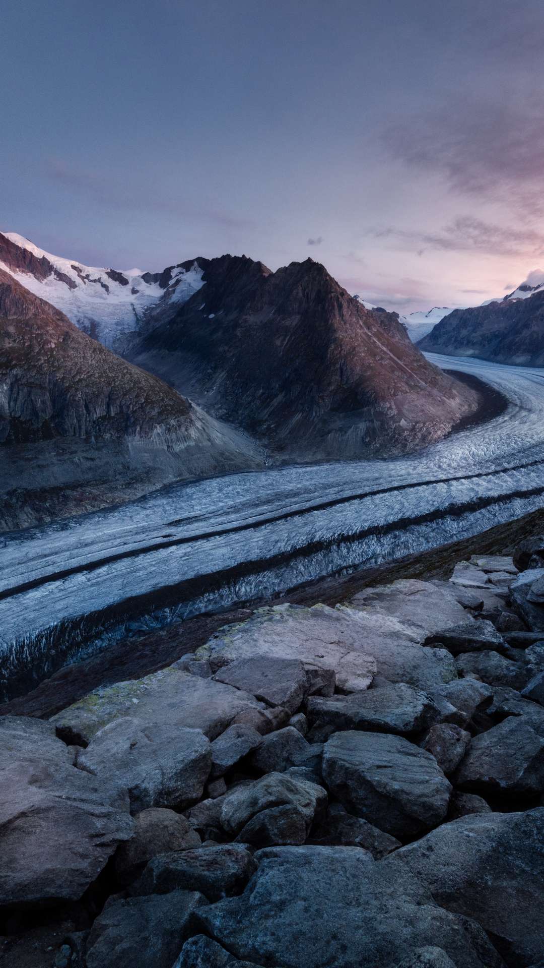 1080x1920 iPhone Wallpaper Snowy Mountain