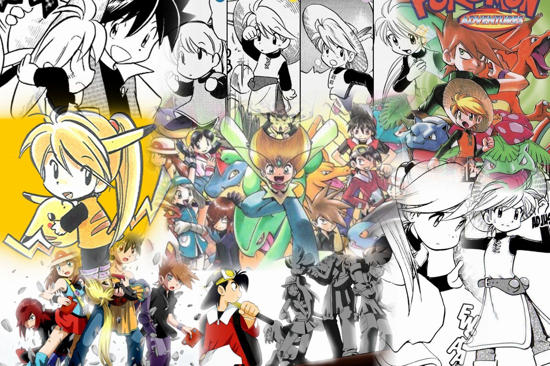 1800x1200 Pokemon Adventures Manga Wallpaper