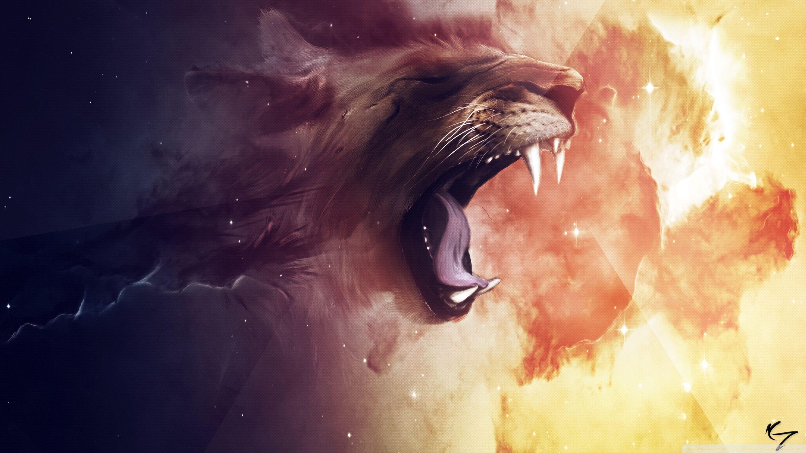 2560x1440 Lion Drawing Wallpaper.com. Free for personal use