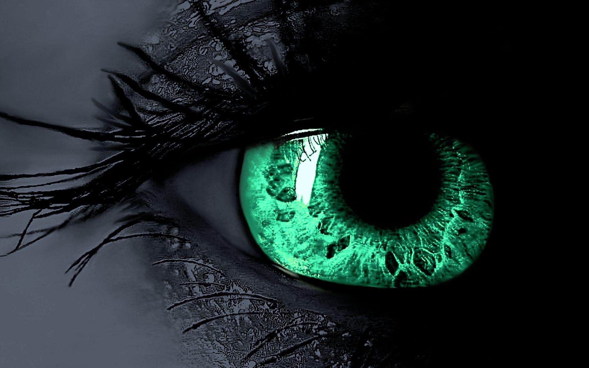 1920x1200 Cool Green Eye Best Awesome Wallpaper