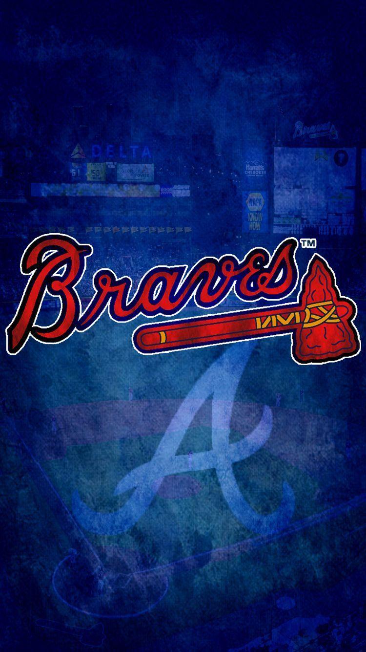 750x1334 awesome atlanta braves iphone wallpaper