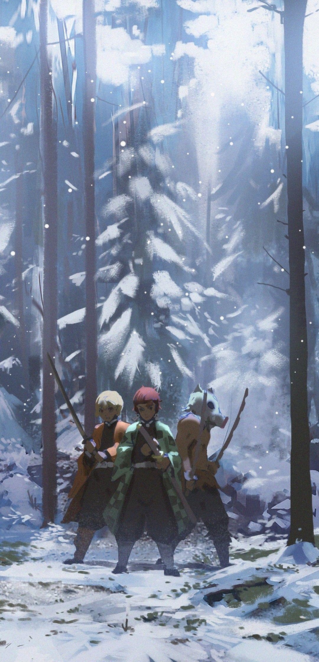 1080x2240 Download 1080x2240 Hashibira Inosuke, Agatsuma Zenitsu, Kimetsu No Yaiba, Kamado Tanjirou Wallpaper for Huawei P20 Pro